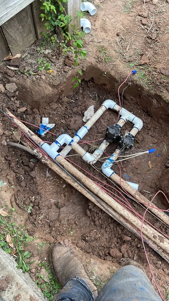 Custom residential landscaping in Houston, TX by Brother Y&C Landscaping Sprinklers Repair