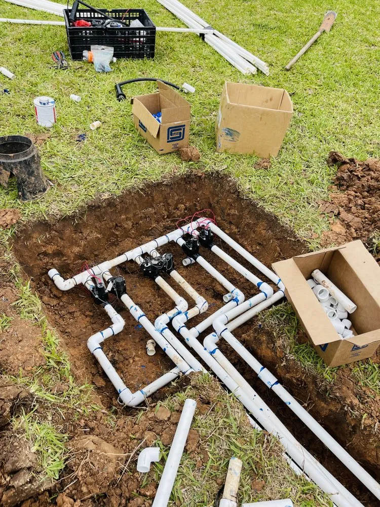 Local garden landscaping for year-round maintenance in Houston, TX by Brother Y&C Landscaping Sprinklers Repair