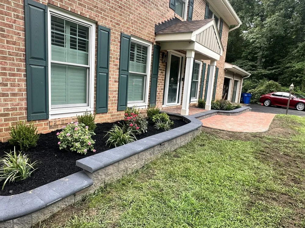 Custom garden landscaping near you across Fredericksburg, VA - Brothers and Sons Hardscaping