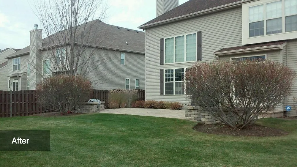 Professional yard cleanup service for residential properties across Carpentersville, IL - Brothers Design and Landscaping