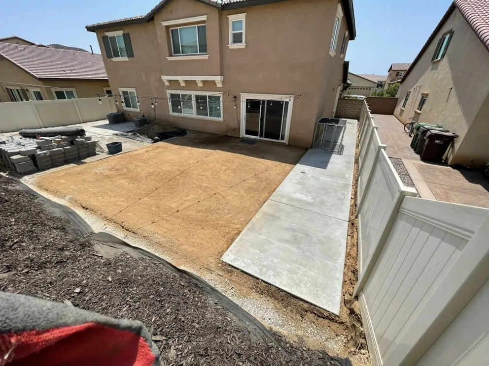 Professional outdoor landscaping near you in Romoland, CA by Brothers Excavation & Construction