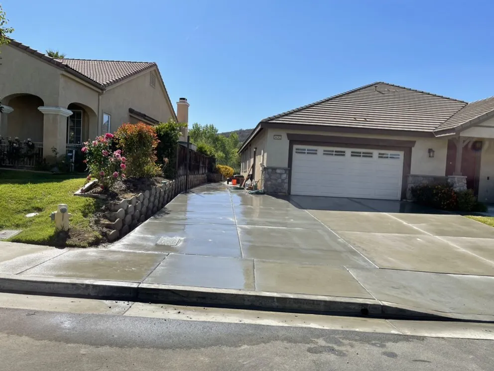 Professional residential landscaping with custom design in Romoland, CA by Brothers Excavation & Construction