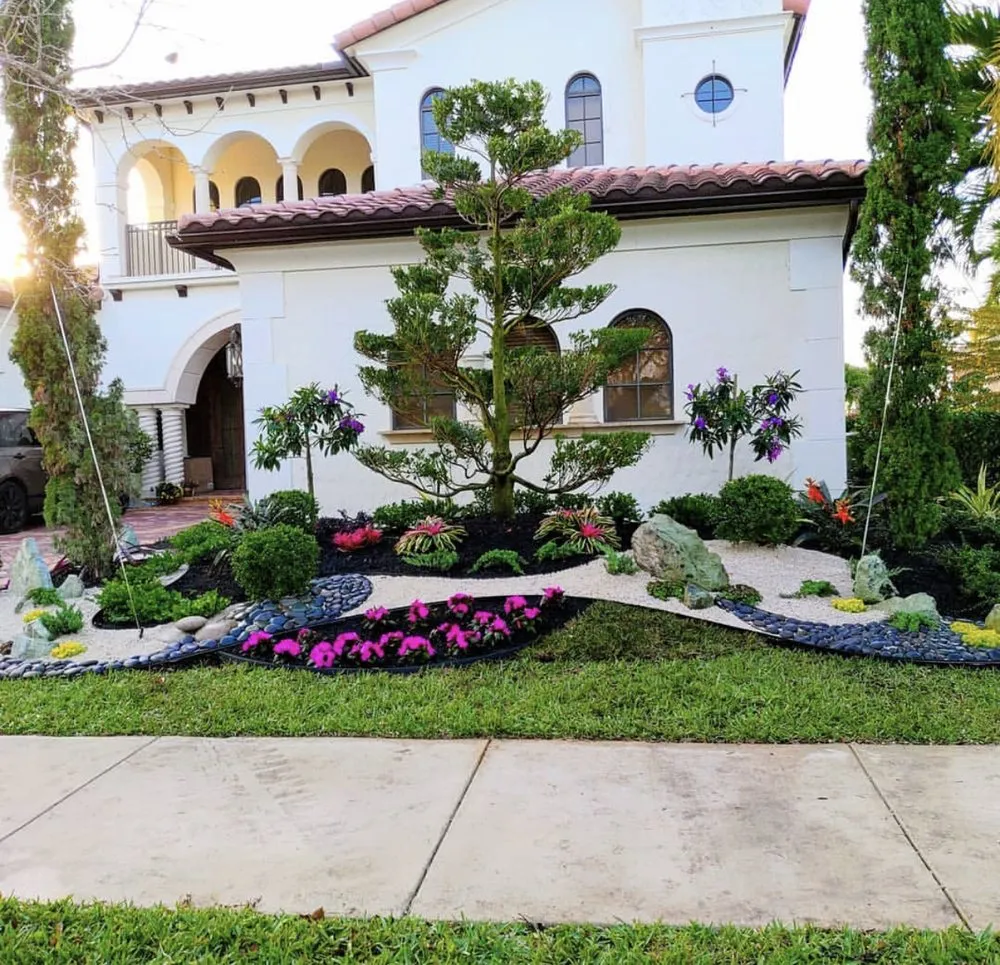 Custom garden landscaping for outdoor upgrades across Fort Lauderdale, FL - Brothers Greenscape