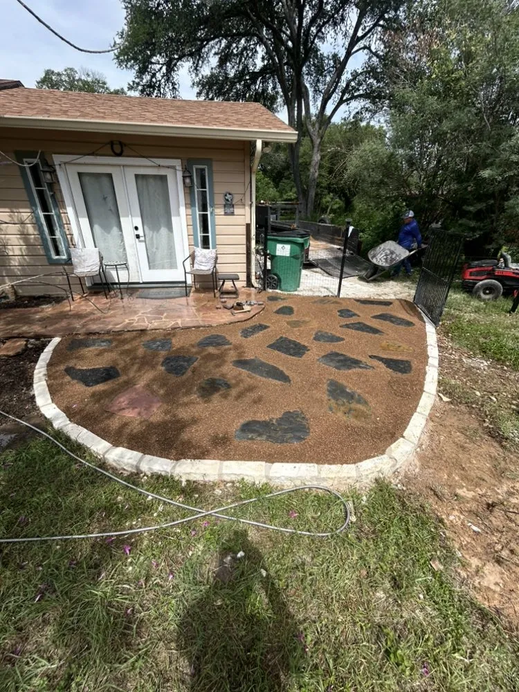 Expert lawn mowing service in Austin, TX by Brothers Landscaping and Construction