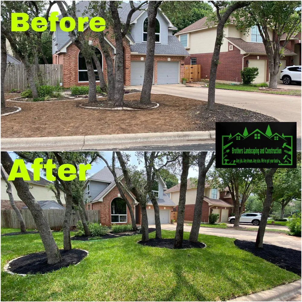 Trusted yard cleanup service experts serving Austin, TX - Brothers Landscaping and Construction