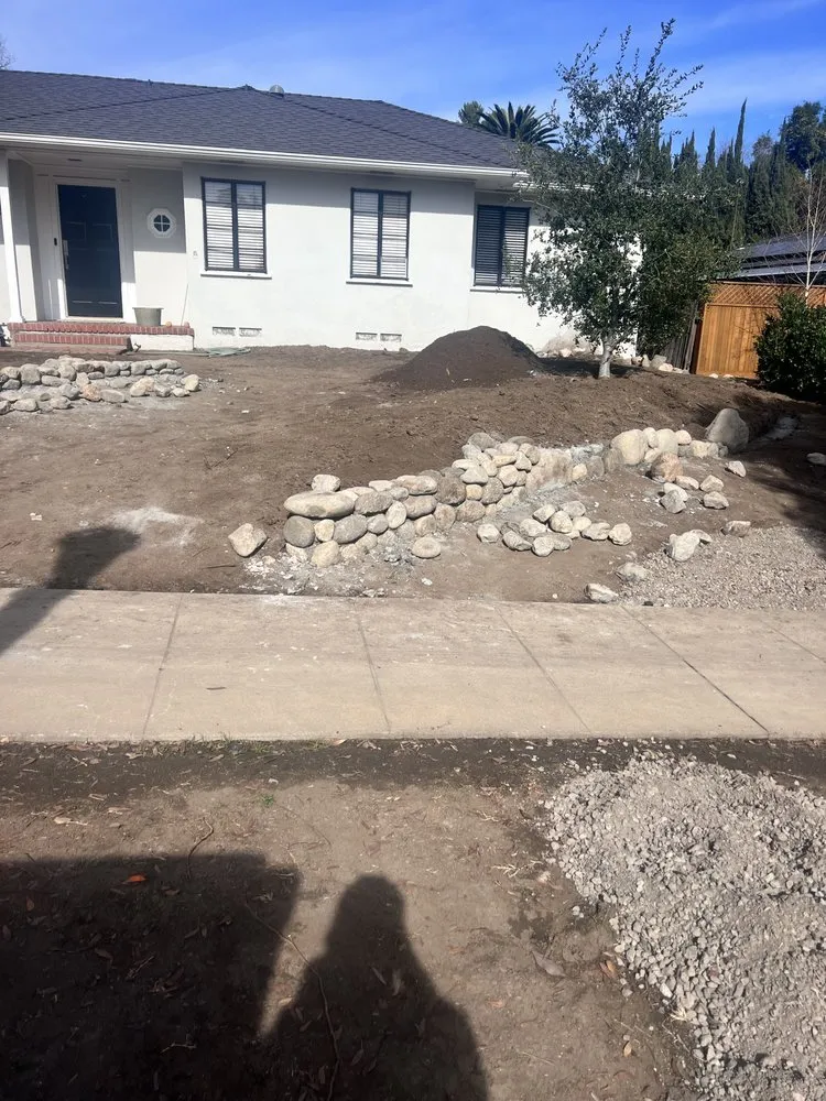 Custom lawn mowing service for homes in Los Angeles, CA by Brothers Landscaping And Tree Services