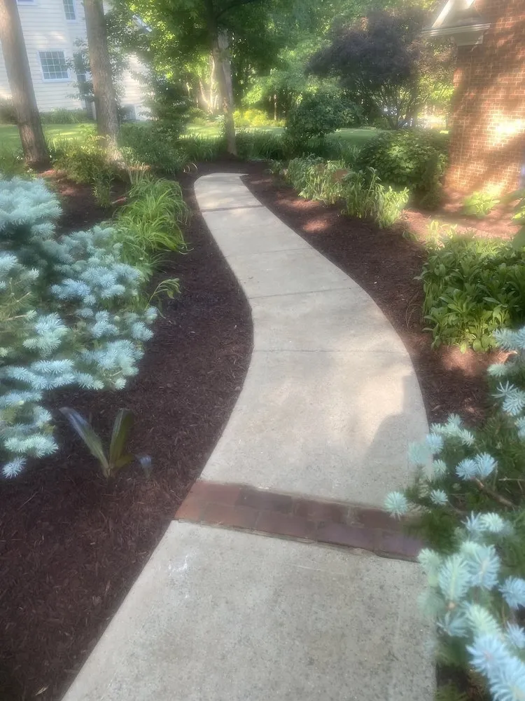 Custom landscape installation in Mooresville, NC - Brothers Landscaping