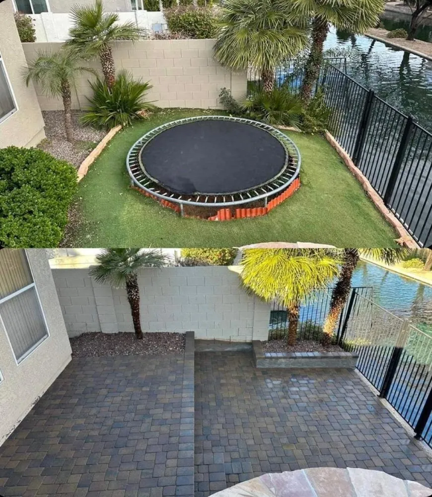 Custom residential landscaping for beautiful yards in Queen Creek, AZ by Brothers Landscaping