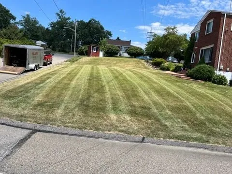 Top-rated lawn mowing service with custom design across Cranberry Township, PA - Brothers Landscaping Service