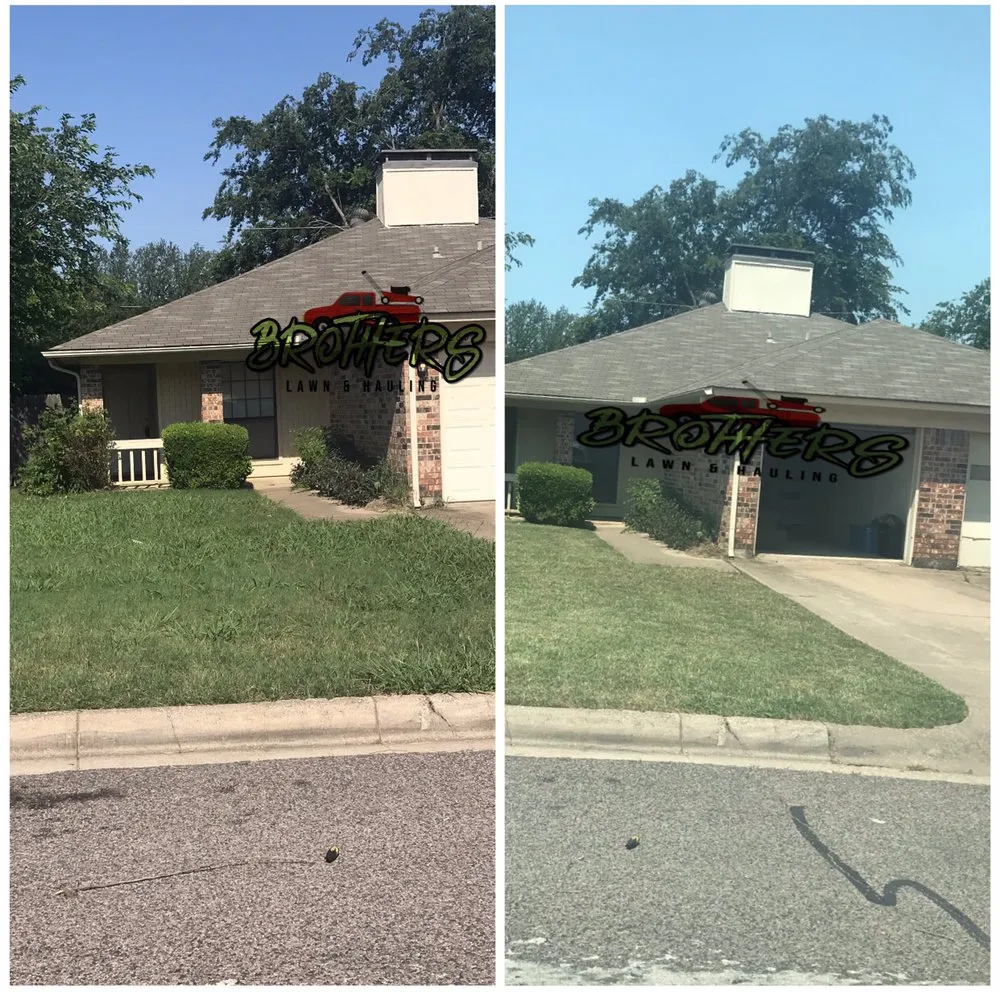 Professional landscape design with custom design across Fort Worth, TX - Brothers Lawn & Hauling