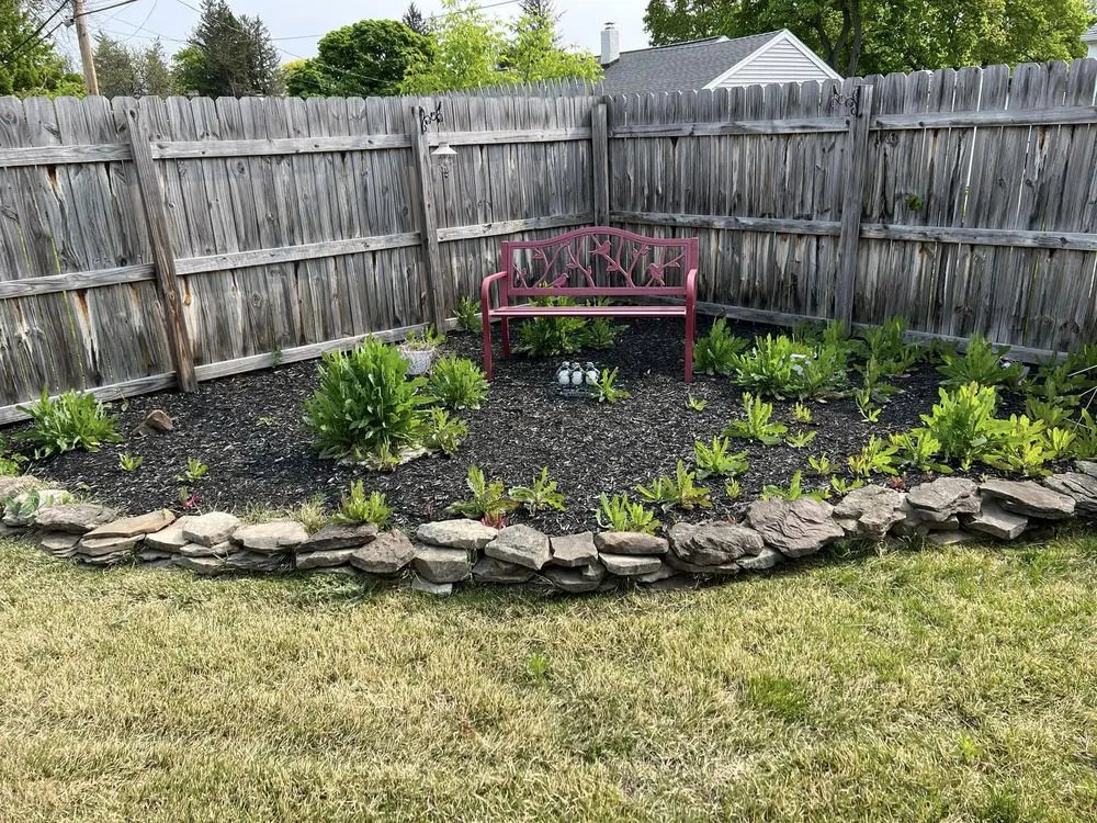Local garden landscaping in Rochester, NY by Brothers Lawn Care & Landscaping.