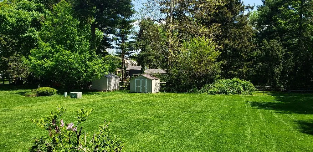 Local lawn mowing service with custom design in Columbus, OH by Brothers Lawn Care Services
