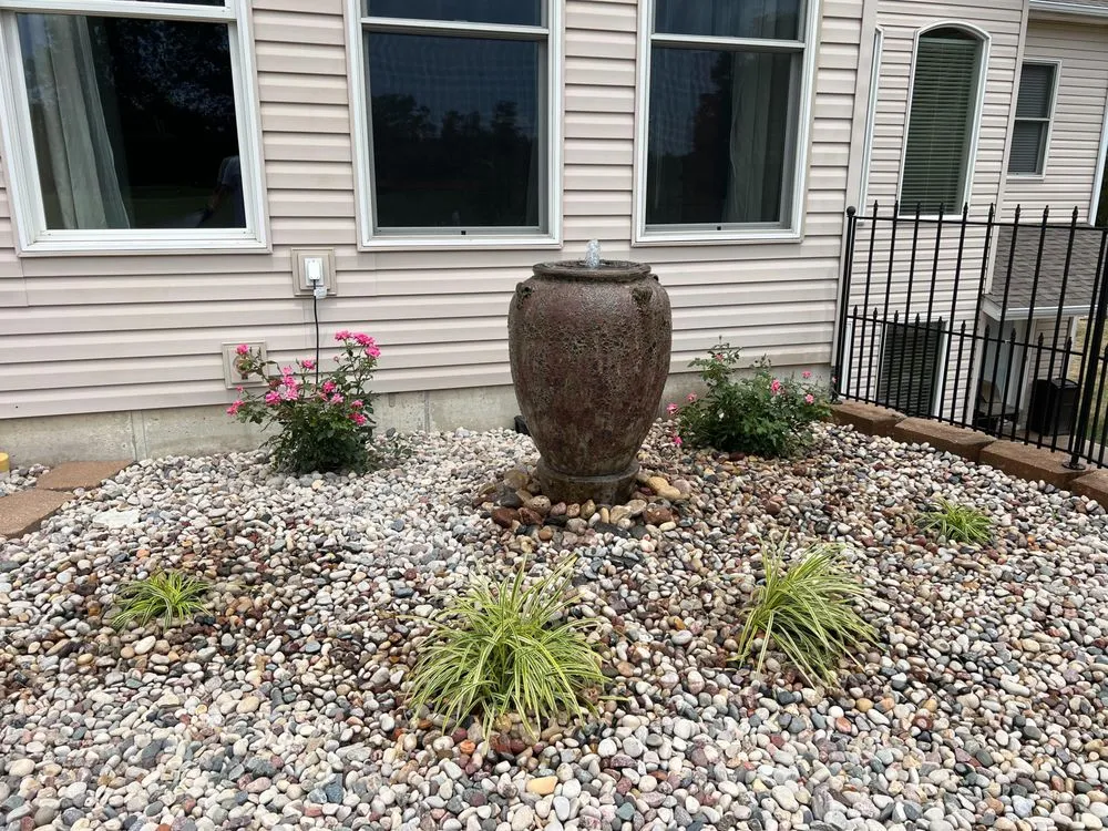 Custom yard cleanup service for beautiful yards in St Peter's, MO by Brother's Lawn Maintenance