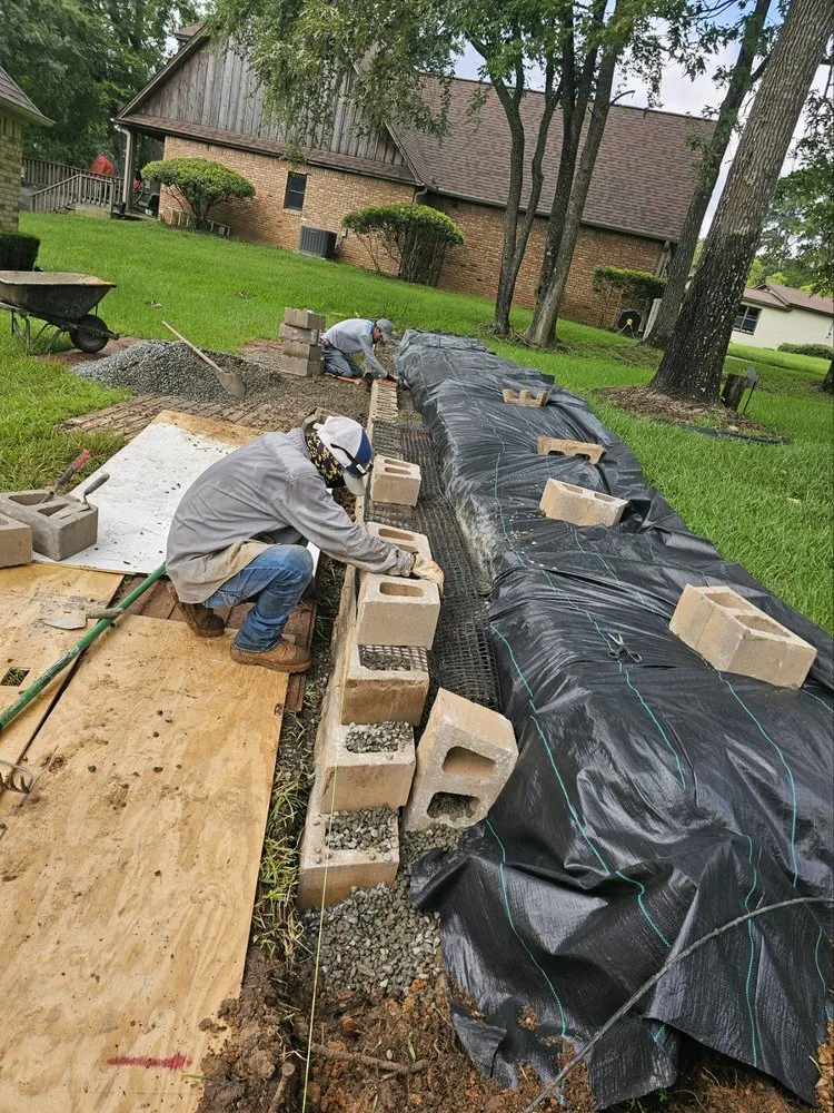 Affordable landscape design for year-round maintenance in Jacksonville, TX by Brother's Lawn Service