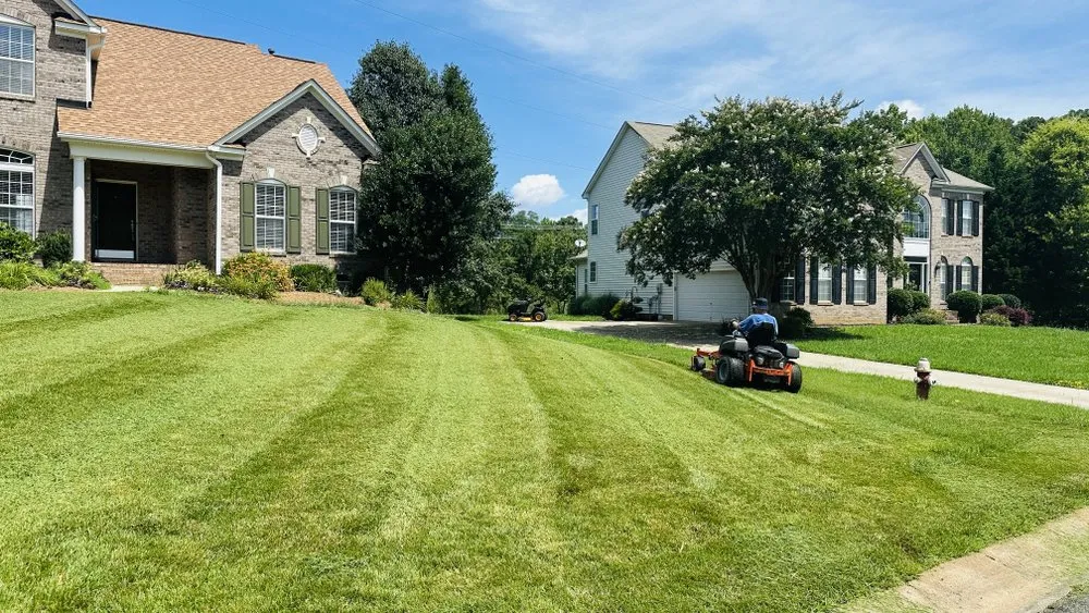 Expert landscape design for residential properties in Stallings, NC by Brothers Mowing