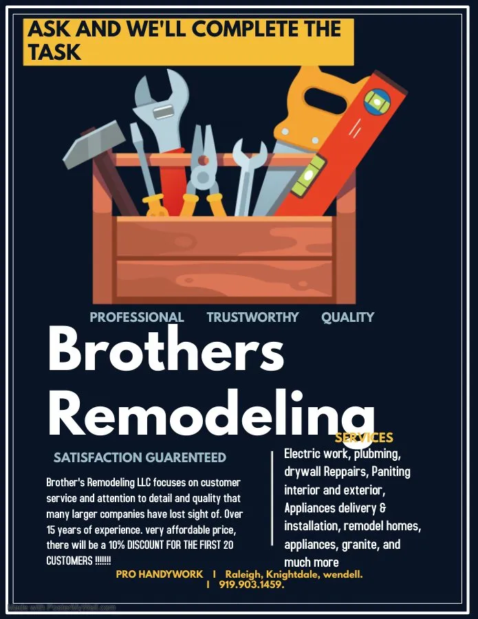 Professional yard maintenance experts serving Raleigh, NC - Brothers Remodeling