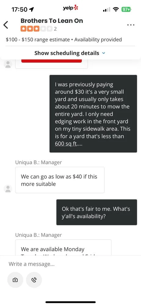 Affordable yard maintenance experts serving Richmond, VA - Brothers To Lean On