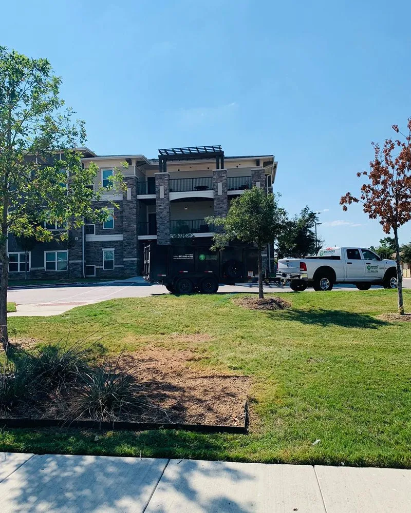 Affordable landscape installation with custom design in Arlington, TX by Brothers Tree Service & Landscaping