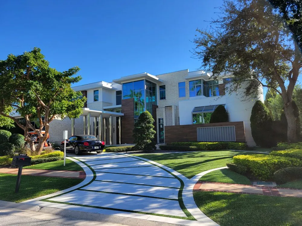 Professional lawn mowing service in Coral Springs, FL by Broward Landscape