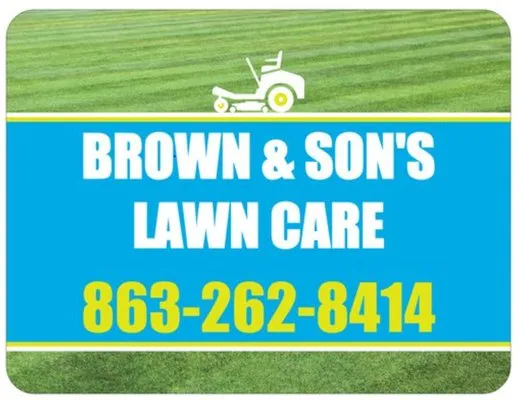 Brown & Sons Lawn Care Logo