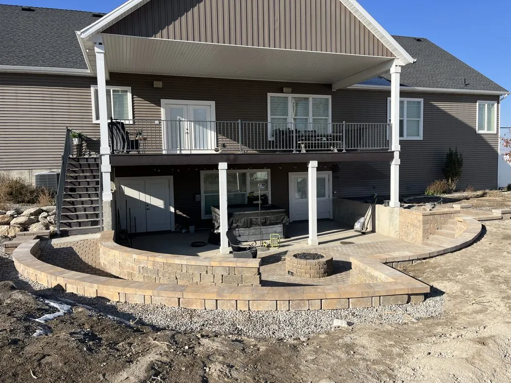 Trusted lawn care service with custom design in Brigham city, UT by Brown Brothers Landscaping And Construction