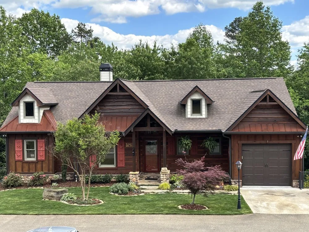 Trusted lawn mowing service with custom design across Lawrenceville, GA - Brown Brothers Landscaping