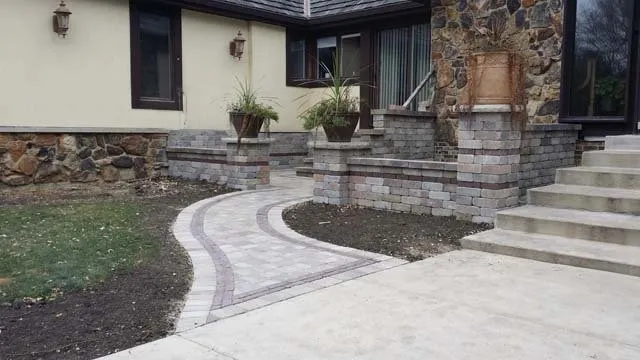 Custom landscaping services for homes in Wauconda, IL by Brown Enterprises