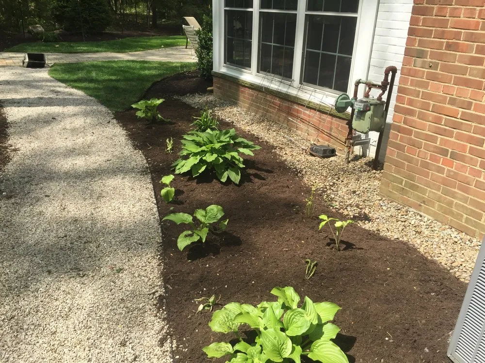 Custom yard cleanup service in Richmond Hts, OH by Brown Landscaping