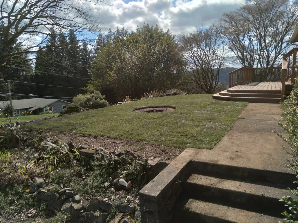 Local landscape installation in Longview, WA by Brown Roots