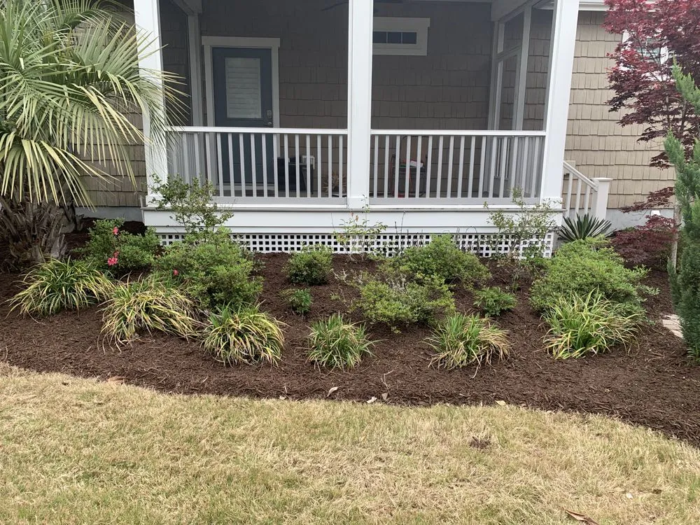 Affordable landscape installation for beautiful yards in Varnamtown, NC by Browning's Coastal Lawn Care