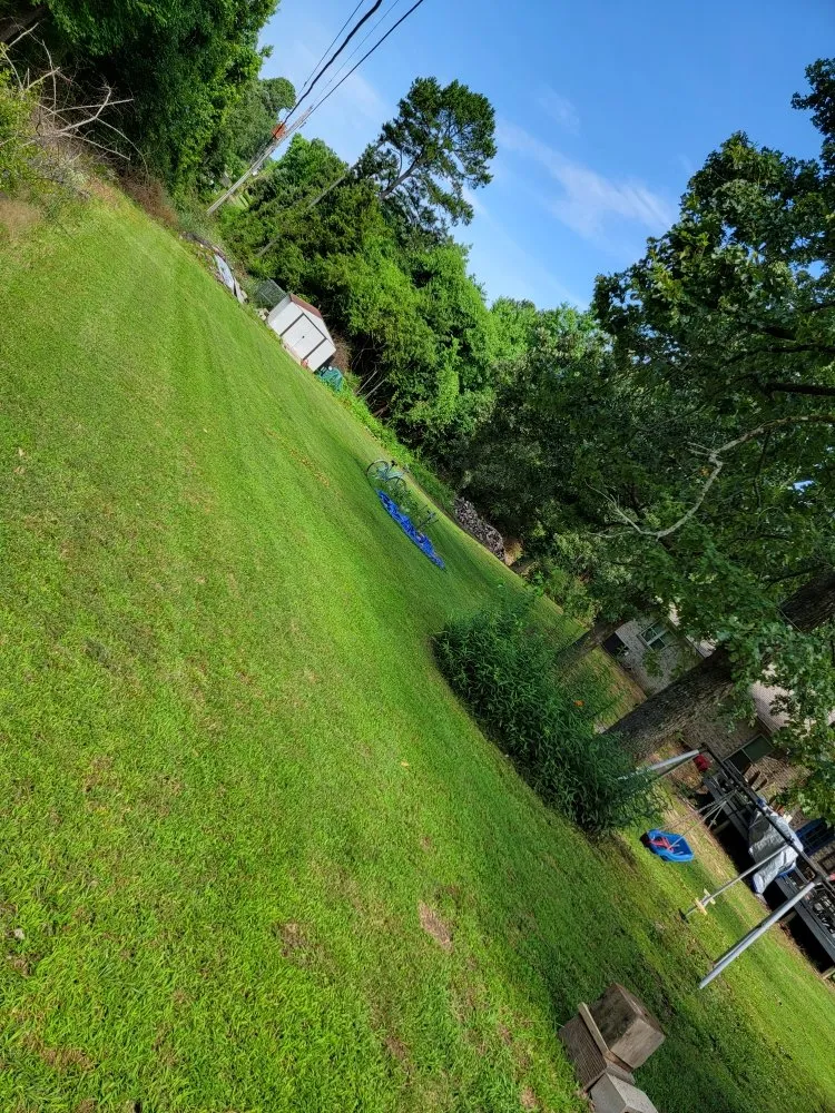 Local landscape installation for residential properties in Paris, AR by Brown's Affordable Lawn & Landscaping
