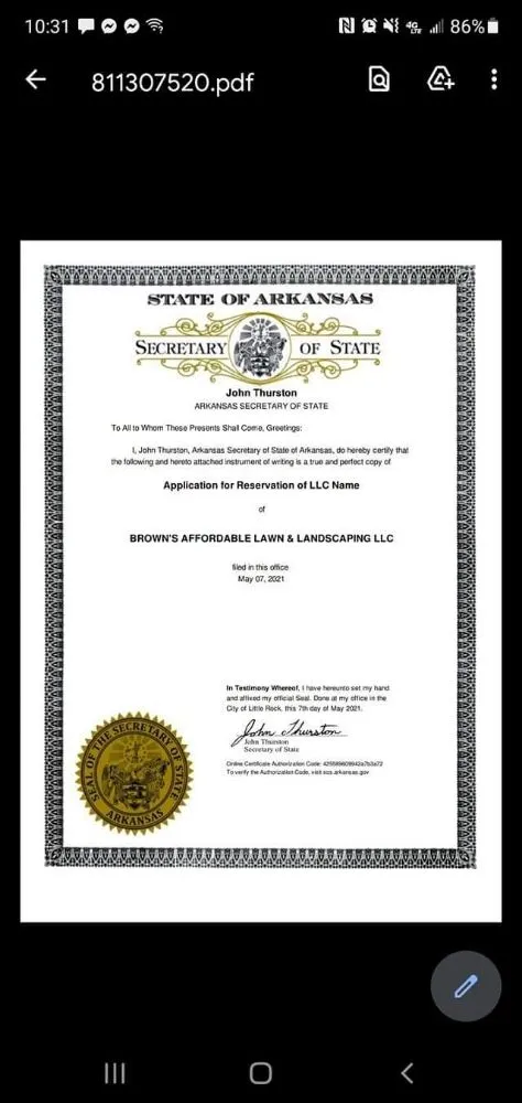 Custom residential landscaping in Paris, AR - Brown's Affordable Lawn & Landscaping