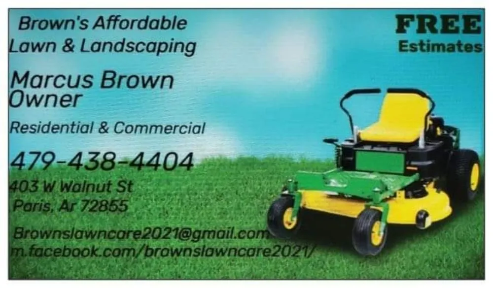 Reliable lawn care service with custom design across Paris, AR - Brown's Affordable Lawn & Landscaping