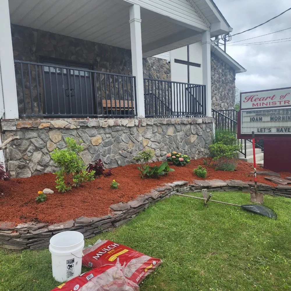 Local garden landscaping in Beckley, WV by Browns Cleaning Service