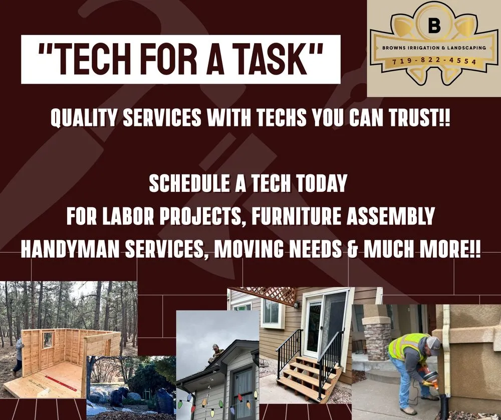 Custom yard maintenance in Colorado Springs, CO by Brown's Irrigation and Landscaping