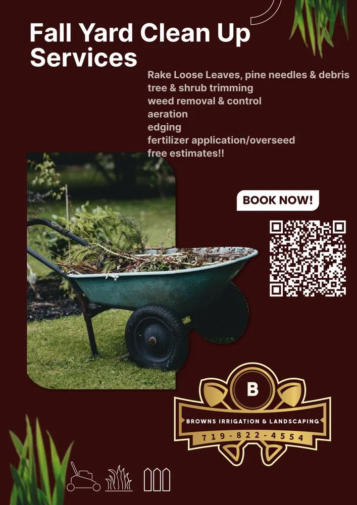 Custom yard cleanup service in Colorado Springs, CO - Brown's Irrigation and Landscaping