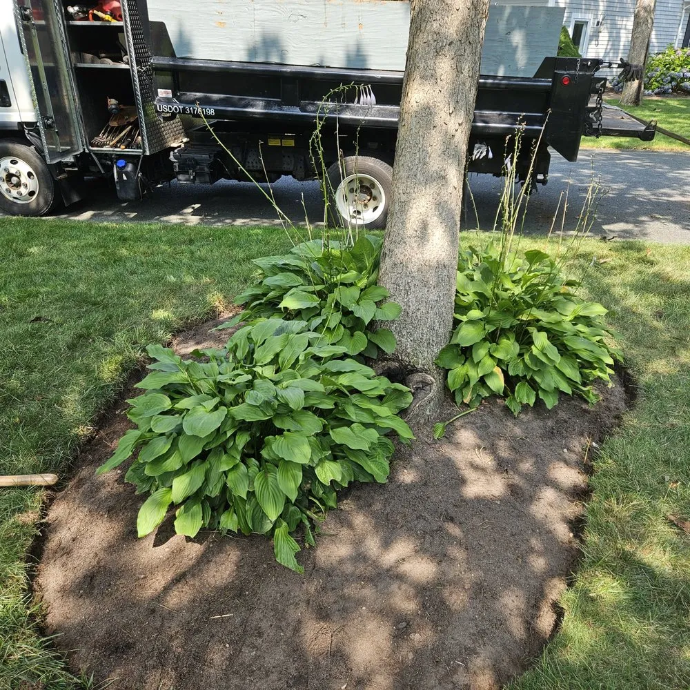 Affordable landscape installation with custom design across South Yarmouth, MA - Browns Landscape