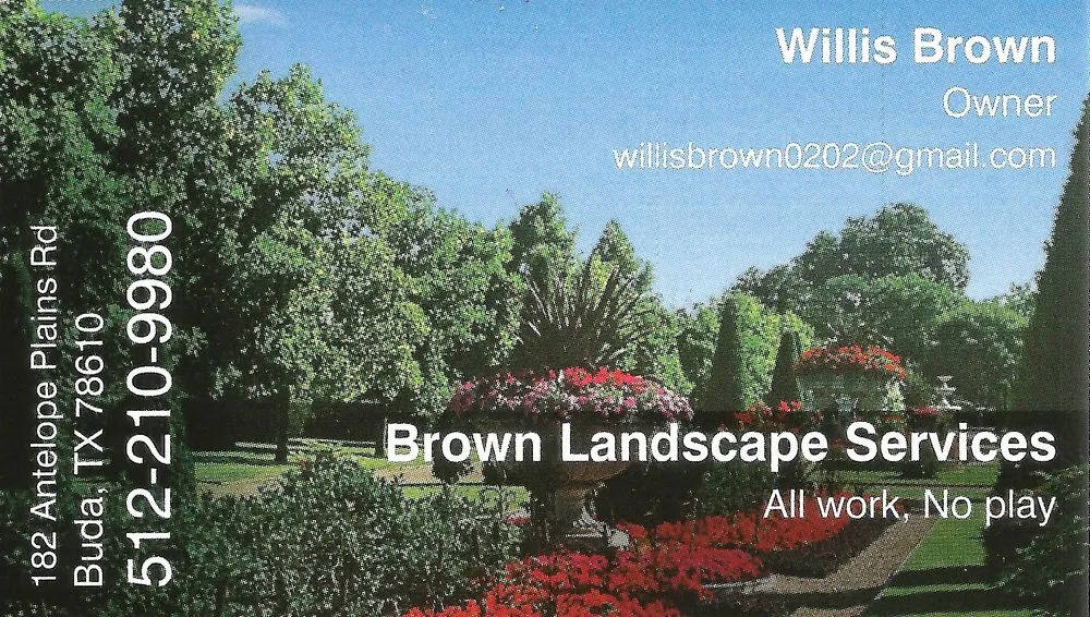 Custom outdoor landscaping in Buda, TX by Brown's Landscaping