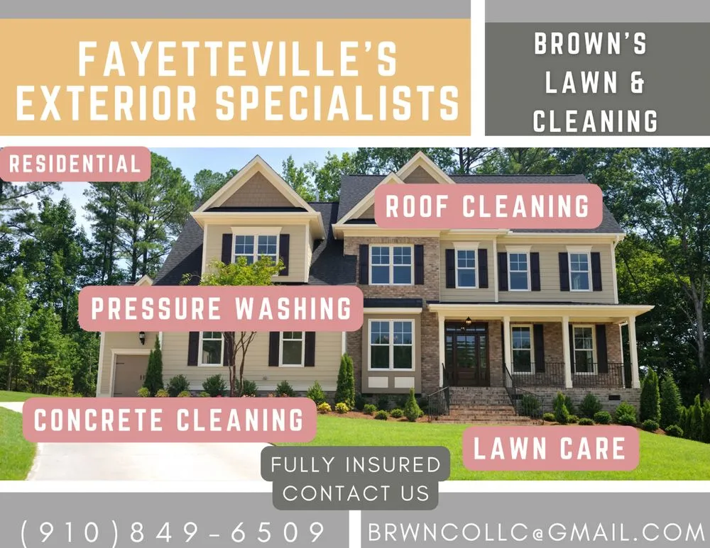 Reliable lawn mowing service experts serving Fayetteville, NC - Brown's Lawn & Cleaning