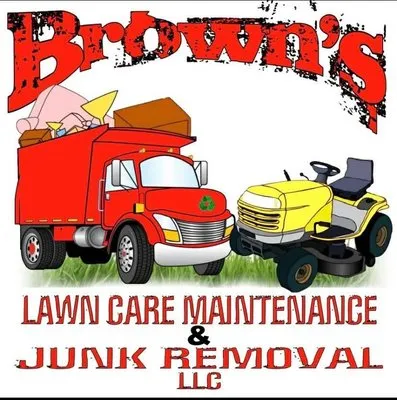 Browns Lawn Care Maintenance & Junk Removal Logo