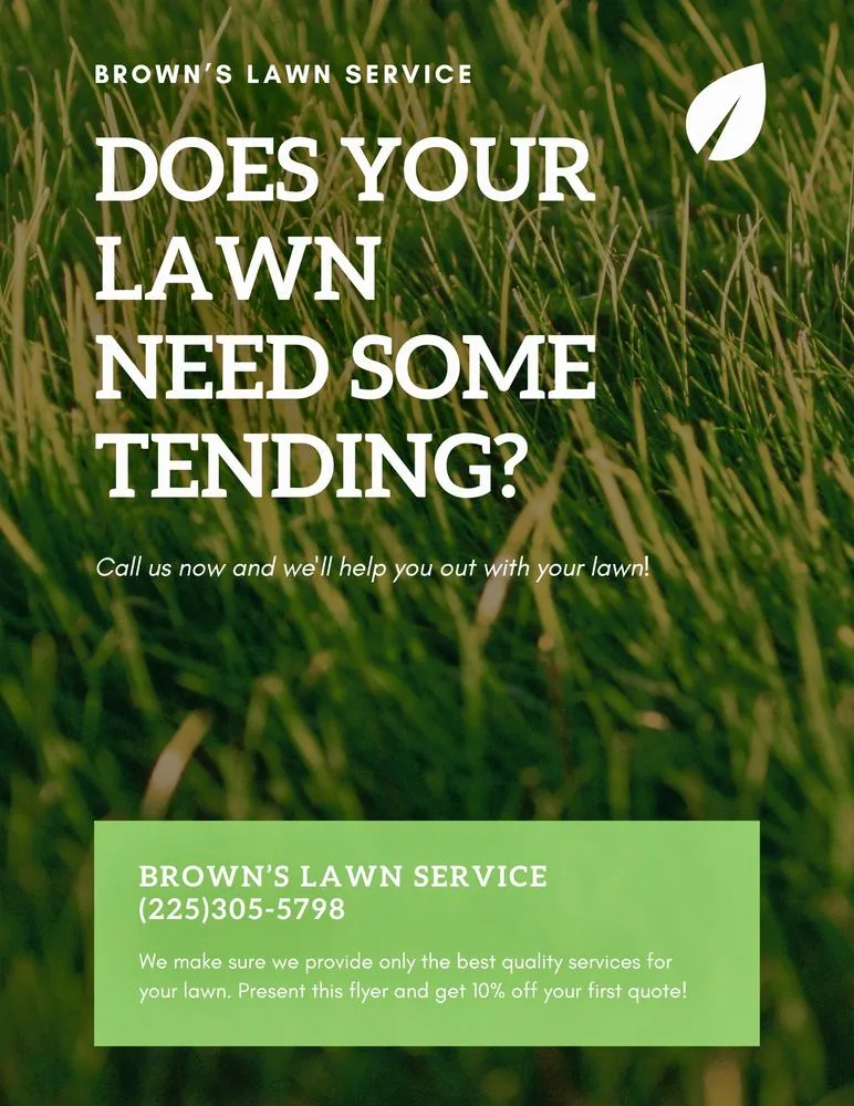 Affordable outdoor landscaping near you in Denham Springs, LA by Brown’s Lawn Service