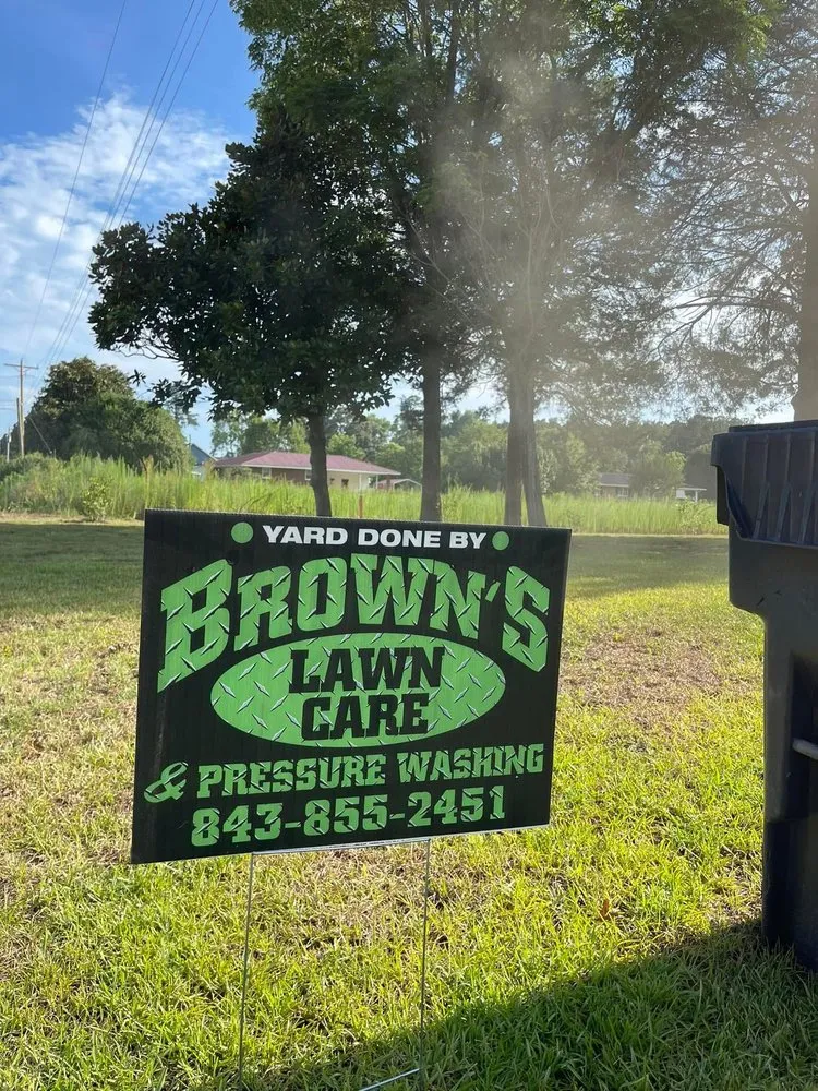 Local residential landscaping for beautiful yards in Aynor, SC by Brown's LawnCare