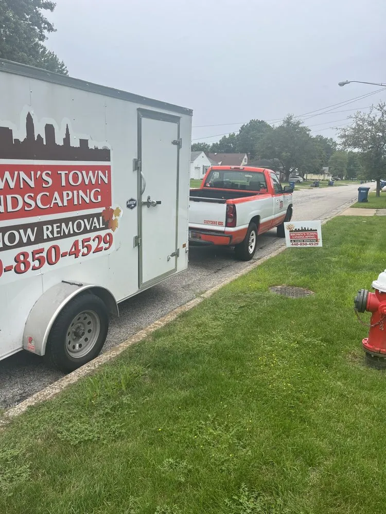 Custom landscape installation for beautiful yards in Fairview Park, OH by Brown’s Town Landscaping & Snow Removal