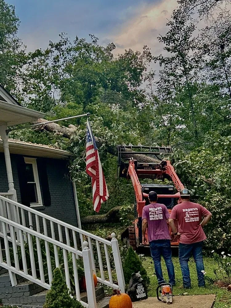 Top-rated yard maintenance with custom design across Campobello, SC - Brown's Tree Service