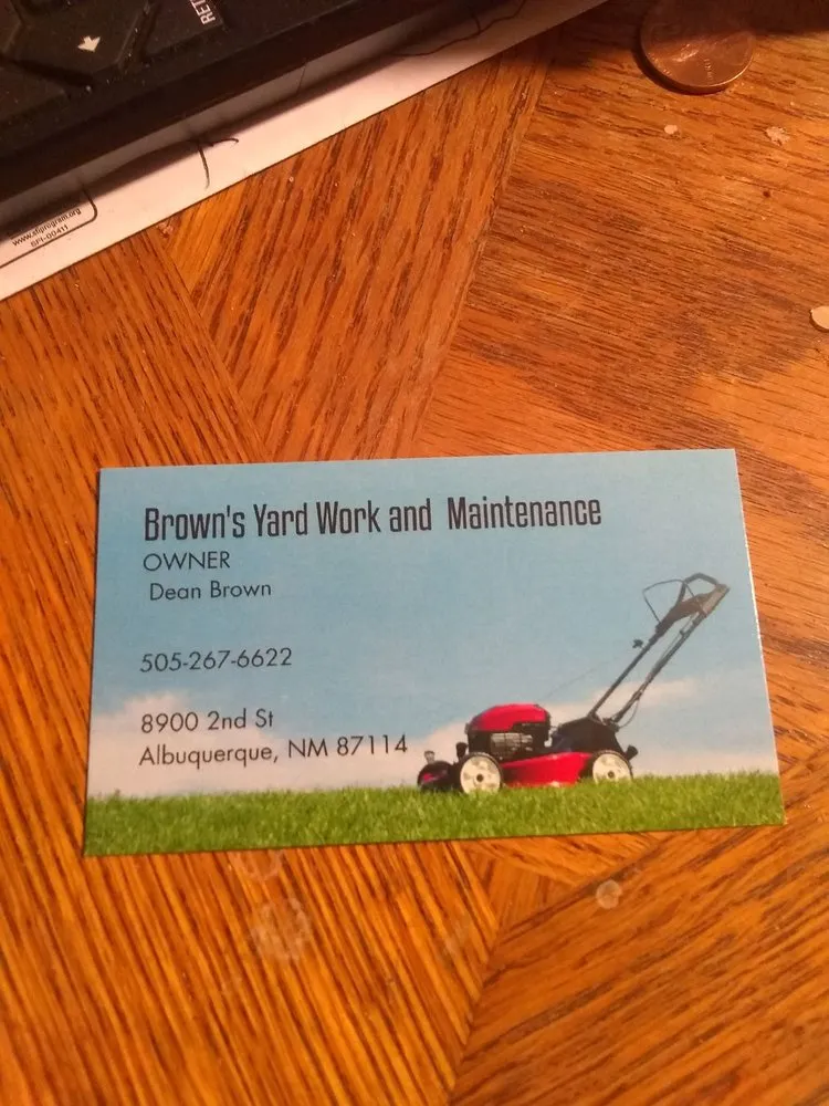 Affordable yard cleanup service in Albuquerque, NM - Brown's Yard Work and Maintenance