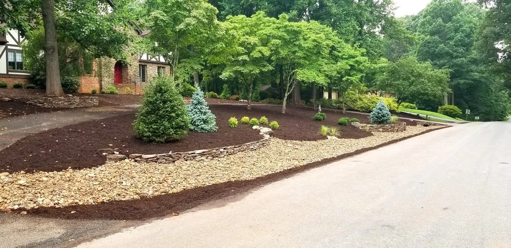 Professional yard maintenance for homes in Lynchburg, VA by BRS Landscape & Design Services