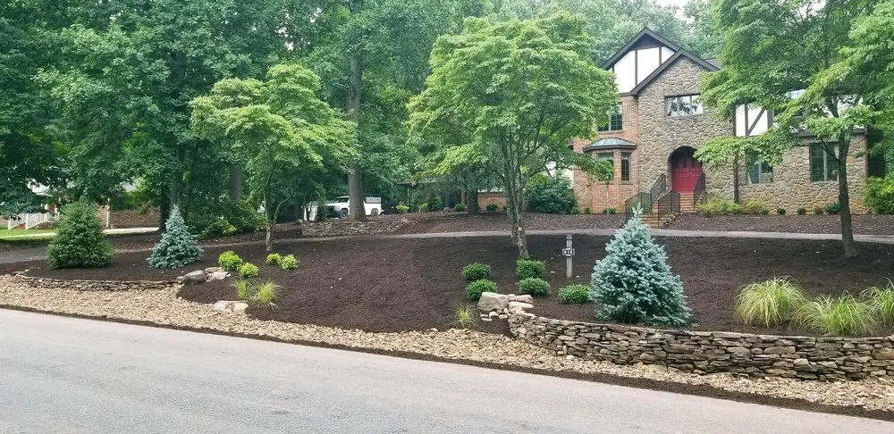 Affordable yard maintenance for residential properties in Lynchburg, VA by BRS Landscape & Design Services