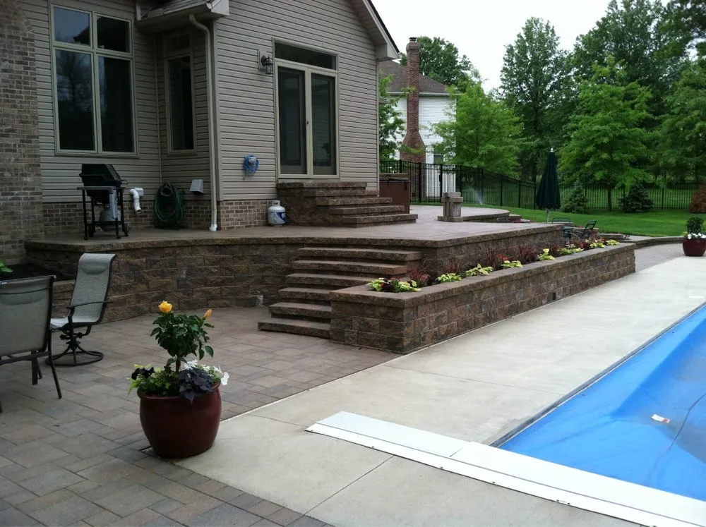 Custom landscape design near you in Munroe Falls, OH by B.R.'s Landscape Construction