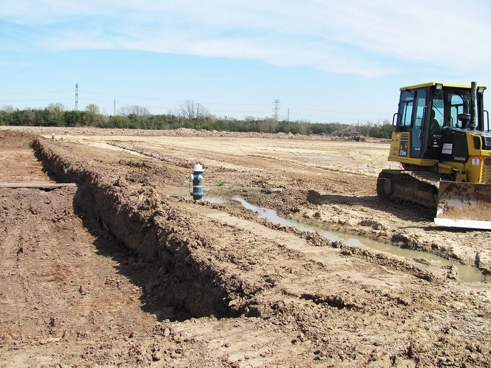 Professional yard cleanup service in Pattison, TX by Brubaker Construction & Oilfield Services