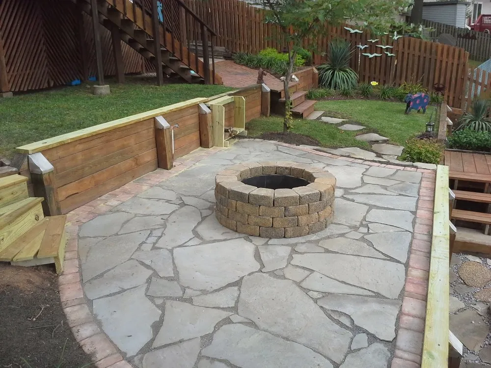 Custom outdoor landscaping for year-round maintenance in Severna Park, MD by Bruce Building & Landscapes